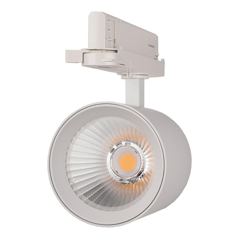 Светильник светодиодный трековый 3х фазный 3P PTR 7030 30W 4000K 36° WH IP40  | .5062757 | Jazzway — фото 1 | Sento