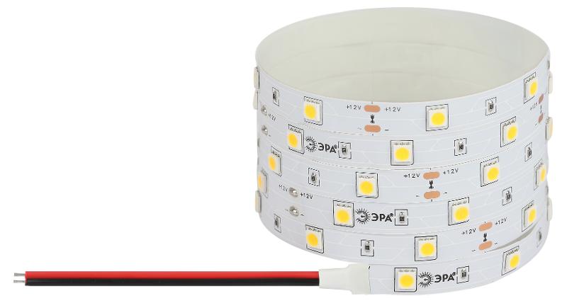 Лента светодиодная  LS5050 -7,2-30-12-3000K-IP20-1 year-5m теплый белый 5м | Б0059915 | ЭРА — миниатюра 3