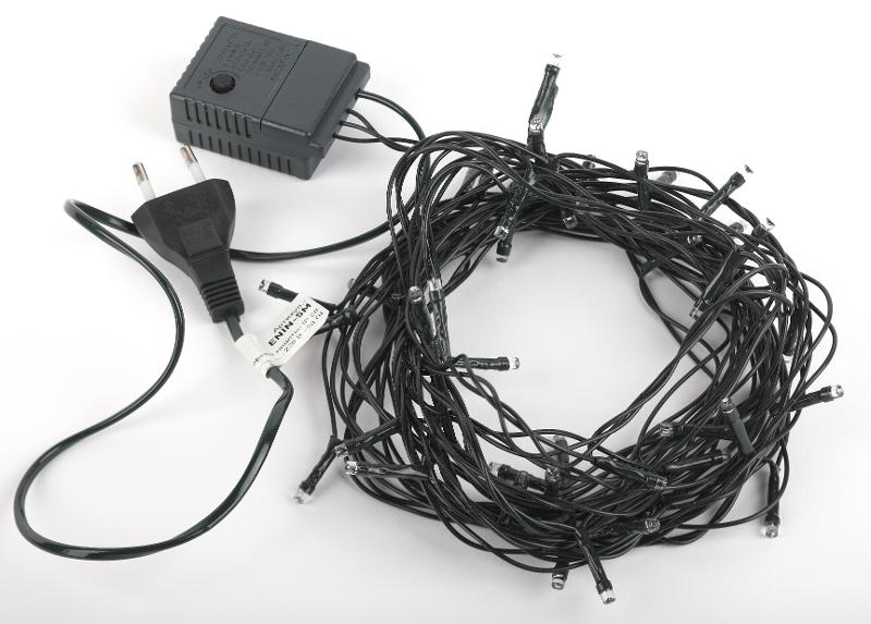 Гирлянда светодиодная  Нить 5 м мультиколор 8 режимов, 220V, ENIN-5M  , IP20 (100/1500) | Б0041892 | ЭРА — миниатюра 3