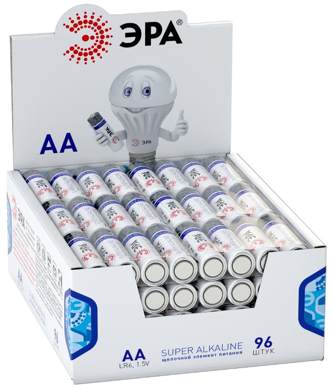 Батарейка щелочная (алкалиновая)  LR6-4S promo-box (96/384/18432) (AA)  | Б0018951 | ЭРА — ЭРА (Энергия света)