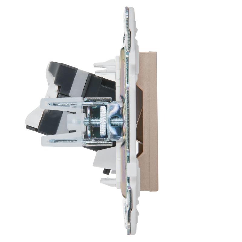 SKANDY Розетка компьютерная RJ45 кат.5E SK-K01Sa песочный | SK-K10-1-K98 | IEK — миниатюра 4