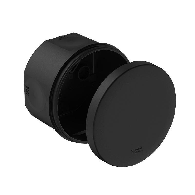 MultiBox Коробка распределительная с мембранными вводами IP66 Ø80x50 Черная (со стикером)| IMT352951 | SE — Systeme Electric