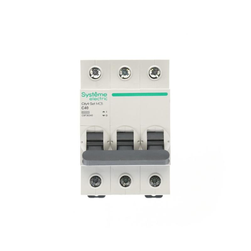 Выключатель автоматический трёхполюсный 40A C 6kA City9 | C9F36340 |Systeme Electric — миниатюра 3