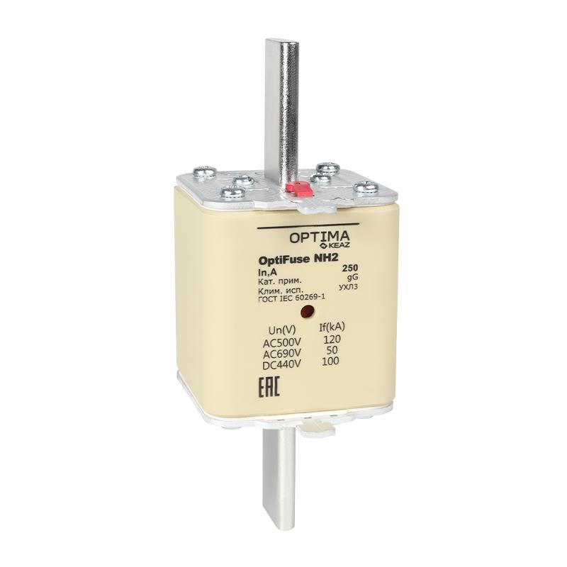 Вставка плавкая OptiFuse NH2-200-gG-УХЛ3 | 374952 | КЭАЗ — КЭАЗ (Курский электроаппаратный завод)
