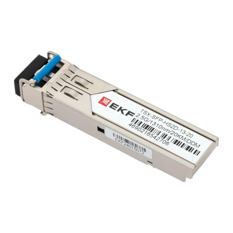 SFP модуль SFP-HS2D-13-20 2,5 Гбит двойное одномодовое оптоволокно 1310нм дальность 20км TSX |TSX-SFP-HS2D-13-20|EKF — миниатюра 11