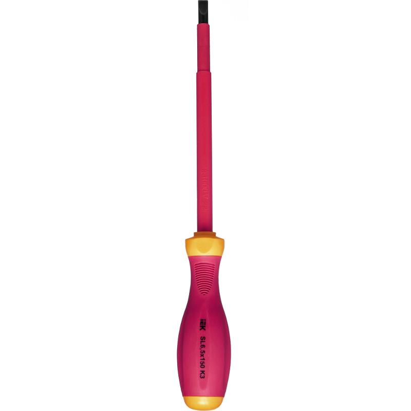 Отвертка диэлектрическая SL6,5х150 K3 ARMA2L 3 | A2L3-SC30-K3-SL-65-150 | IEK — миниатюра 4