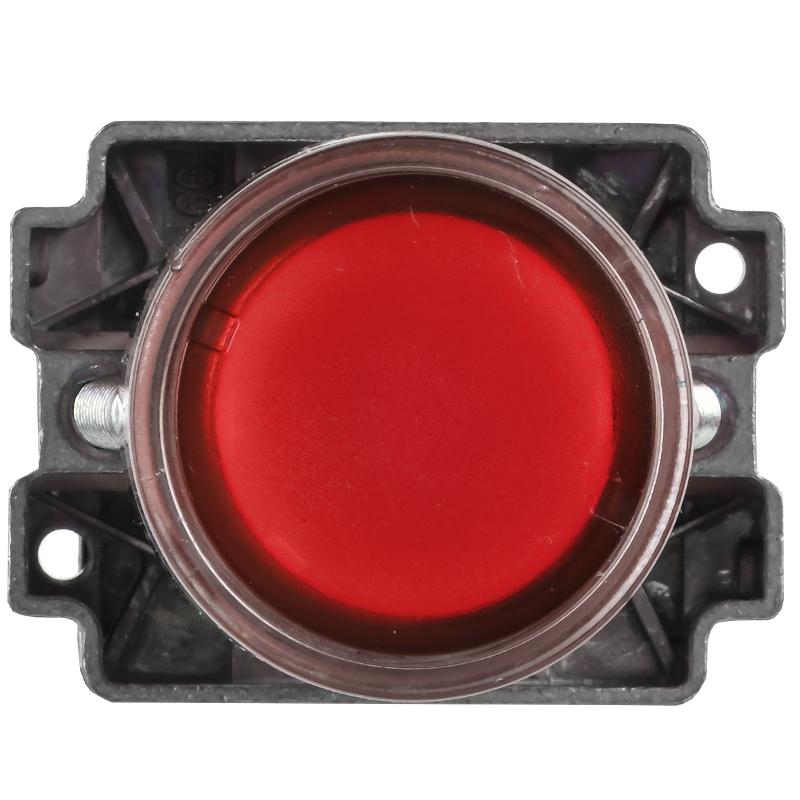 Кнопка LA167-BW3472 d=22мм RC 1р с подсвет. красная | BBT20-BW3472-2-12-67-K04 | IEK — миниатюра 3