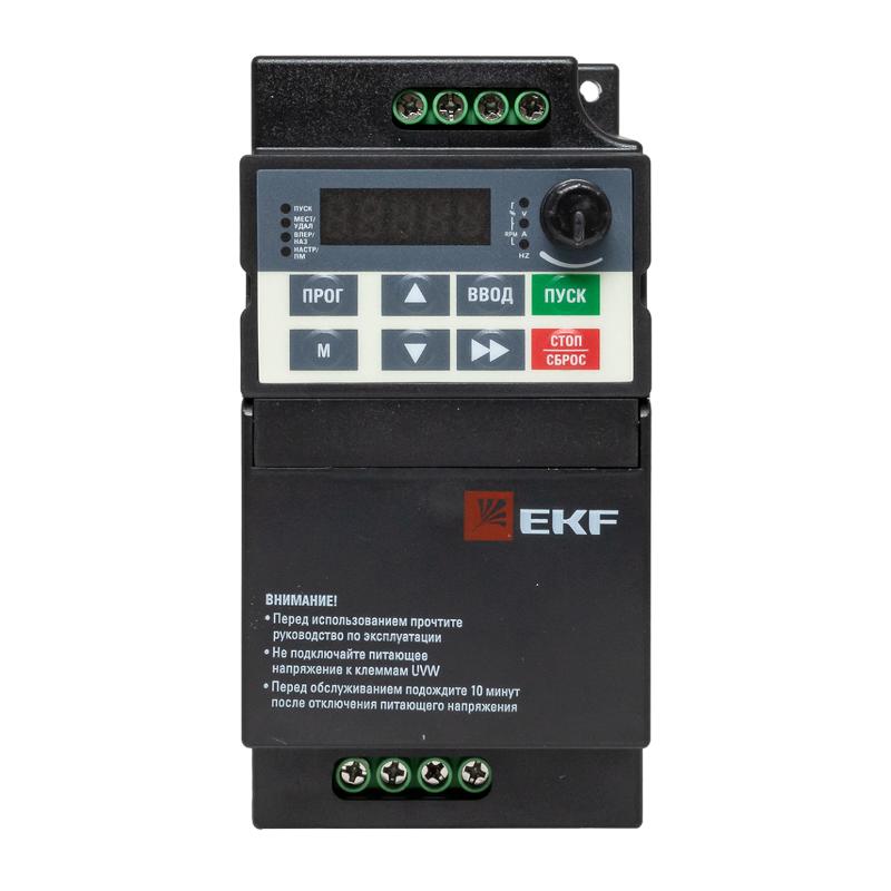 Преобразователь частоты 0,75 кВт 1х230В VECTOR-80 EKF Basic | VT80-0R7-1 | EKF — миниатюра 9