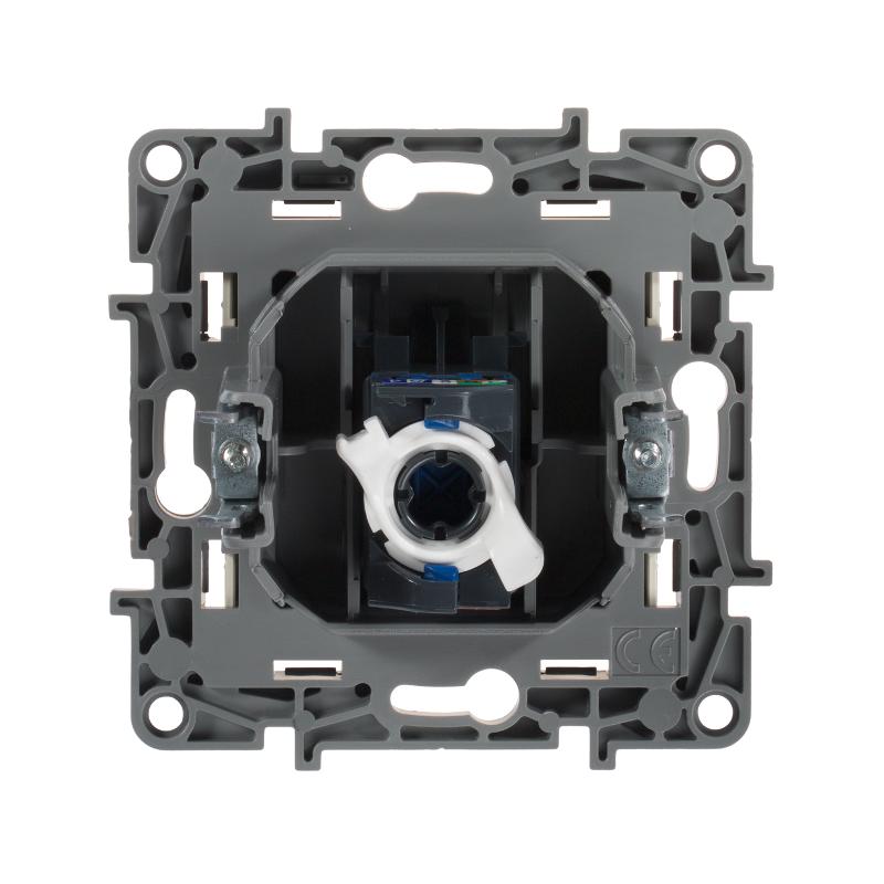 Etika Слоновая кость Розетка компьютерная RJ45 5 кат. UTP — миниатюра 3