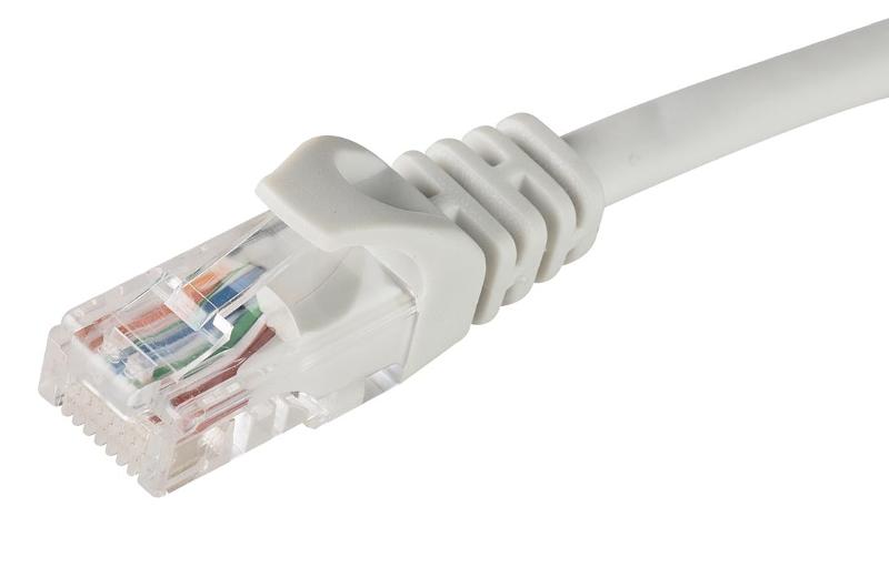 Патч-корд кат. 5Е UTP 0.5м серый | PC01-C5EU-05M | ITK — миниатюра 2