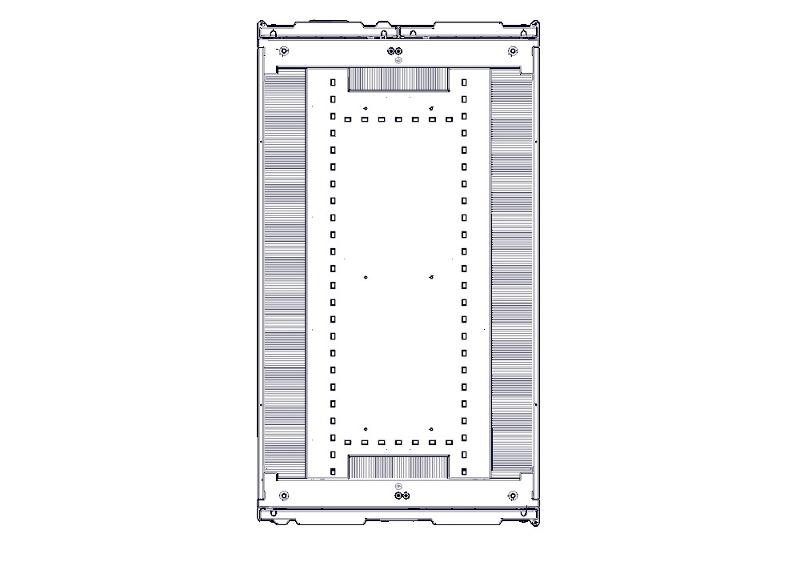Шкаф Systeme Electric, серия Uniprom, 42U-600/1070, боковые панели 4шт, черный | UR3100 | SE — миниатюра 3