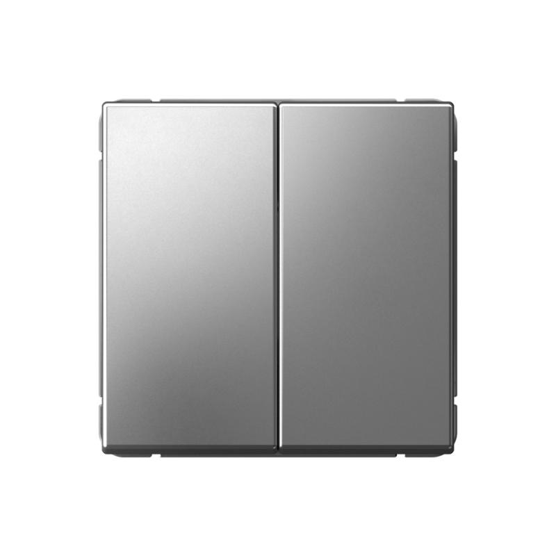 ArtGallery Сталь Выключатель 2-клавишный, сх.5, 10АХ, механизм | GAL000951 | SE — Systeme Electric