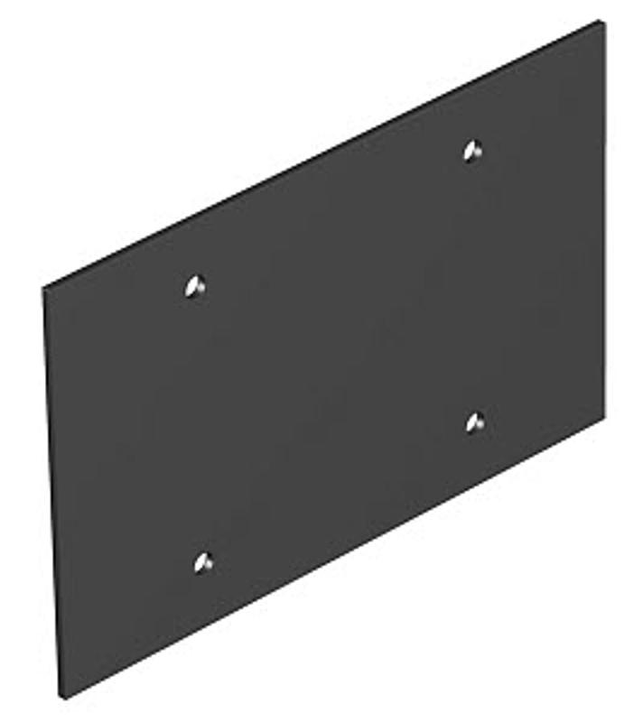 Крышка глухая для напольного бокса Telitank 142x88 мм (ПВХ,черный) (T12L P02S 9011) | 7408116 | OBO Bettermann — миниатюра 2