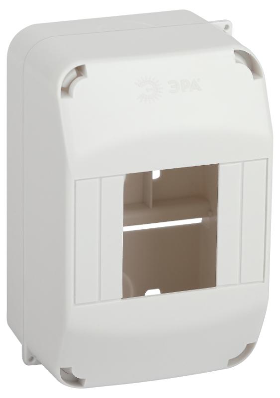 Корпус пластиковый навесной  SIMPLE КМПн 1/4 IP20 белый  | Б0062282 | ЭРА — ЭРА (Энергия света)