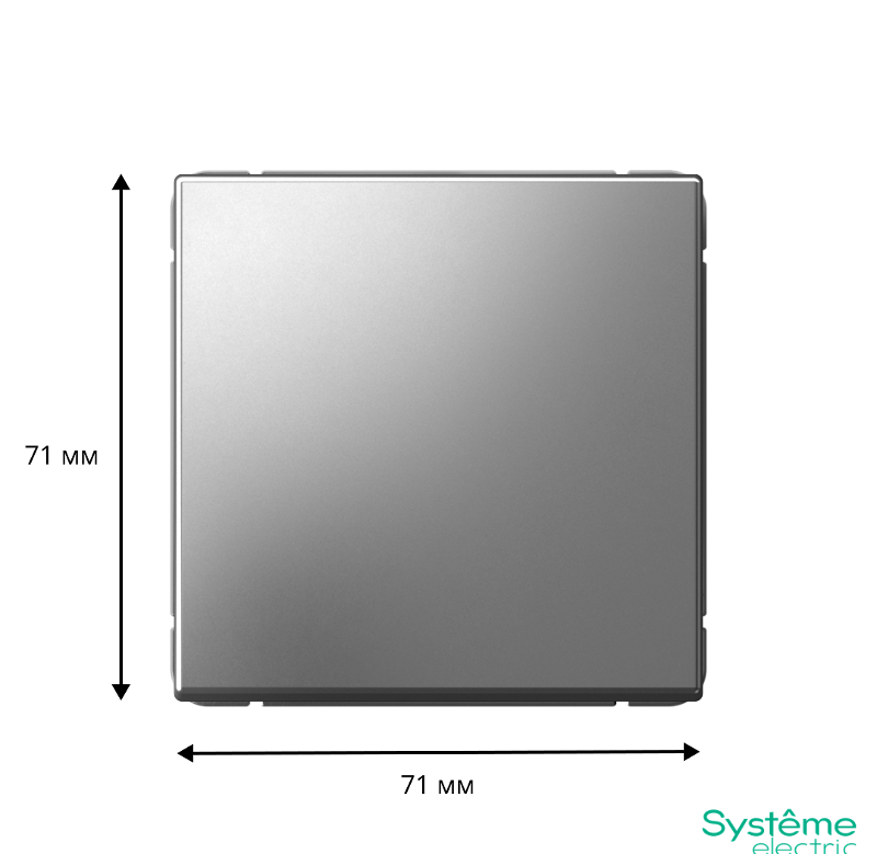 ArtGallery Сталь Переключатель перекрестный, 10АХ, механизм, быстрозажим. клем. | GAL000971S | SE — миниатюра 9