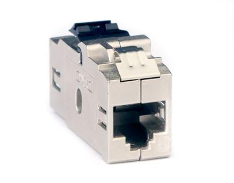 Модуль Keystone RJ45 CAT6 проходной экранированный, серебристый | RNK6FESL | DKC — DKC (ДКС)