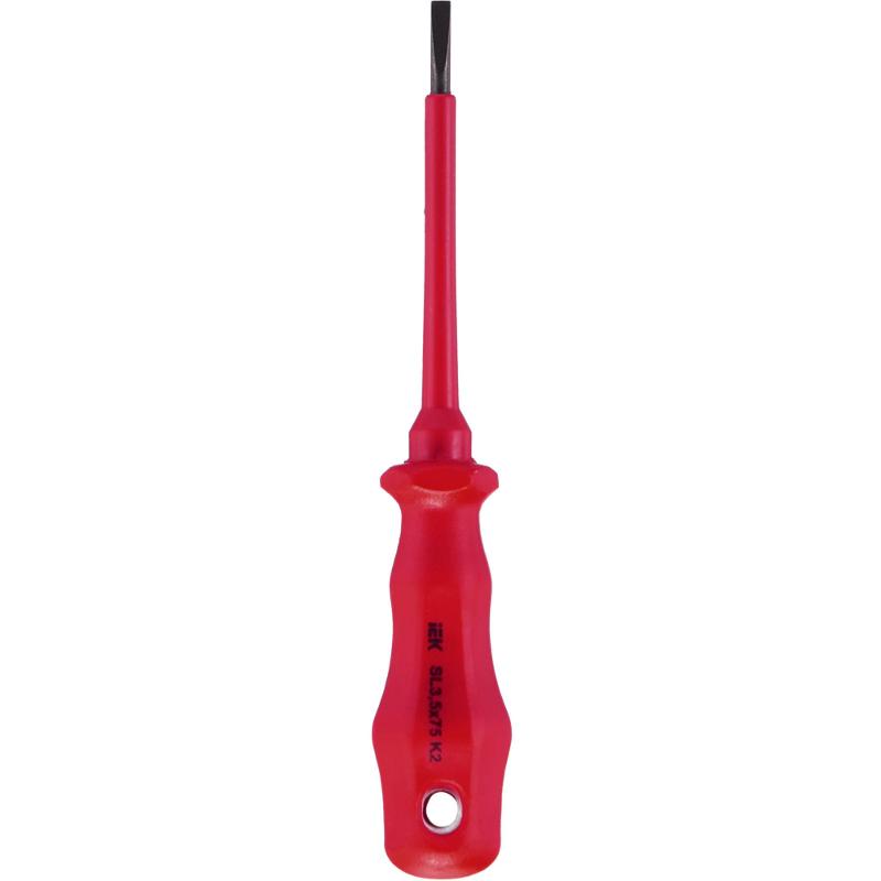 Отвертка диэлектрическая SL3,5х75 K2 ARMA2L 3 | A2L3-SC30-K2-SL-35-075 | IEK — миниатюра 4
