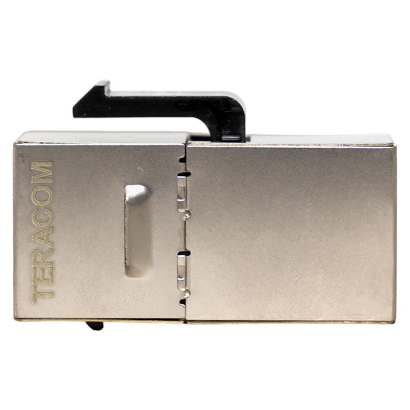 Адаптер проходной TERACOM PRO Cat.6 экранированный RJ45-RJ45 тип Keystone | TRP-INLC-KSTN-6FTP | EKF — миниатюра 3