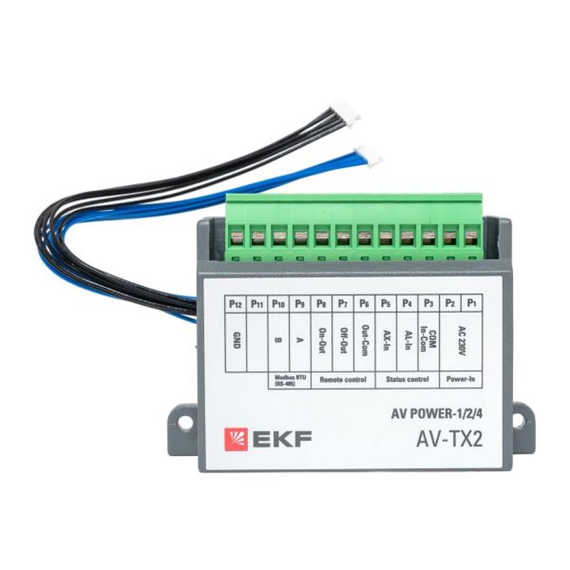Коммуникационный блок ModBus RTU для ETU x.2 AV POWER-1/2/4 AVERES | mccb-124-modbus-av | EKF — миниатюра 17