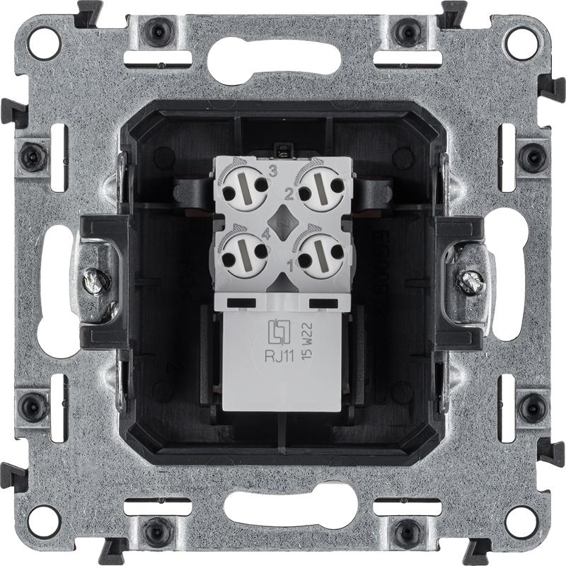 Valena LIFE DIY Белый Розетка ТЛФ 1-ая (RJ11) — миниатюра 2