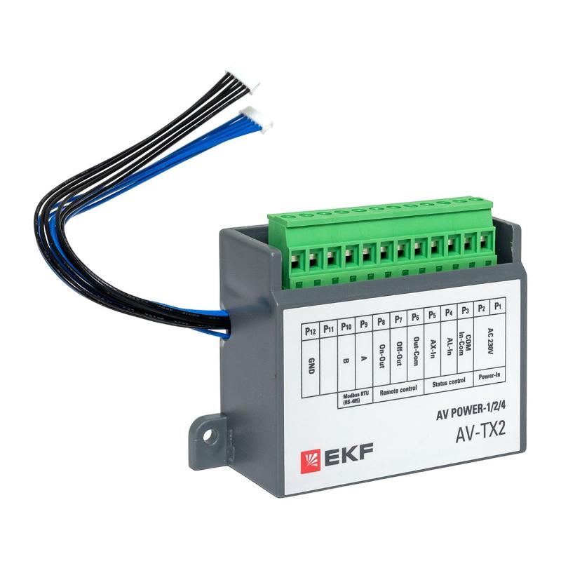 Коммуникационный блок ModBus RTU для ETU x.2 AV POWER-1/2/4 AVERES | mccb-124-modbus-av | EKF — EKF