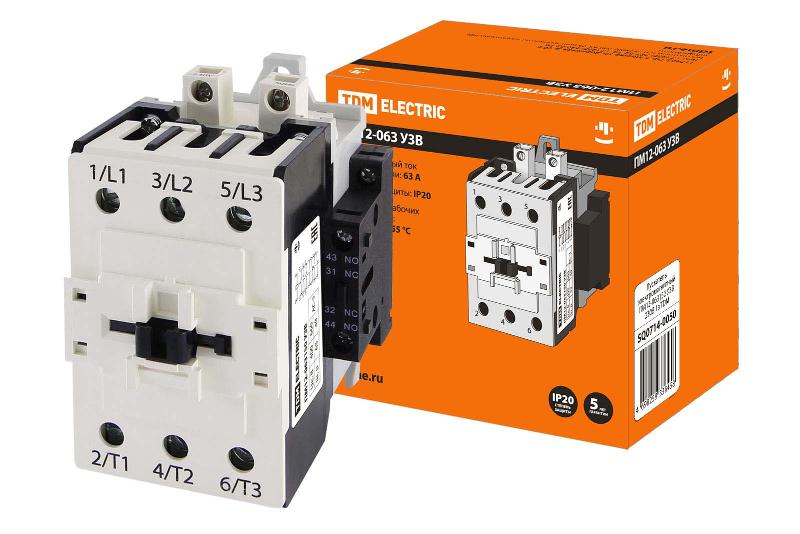 Пускатель электромагнитный ПМ12-063150 У3В 230B 1з | SQ0714-0050 | TDM — TDM ELECTRIC