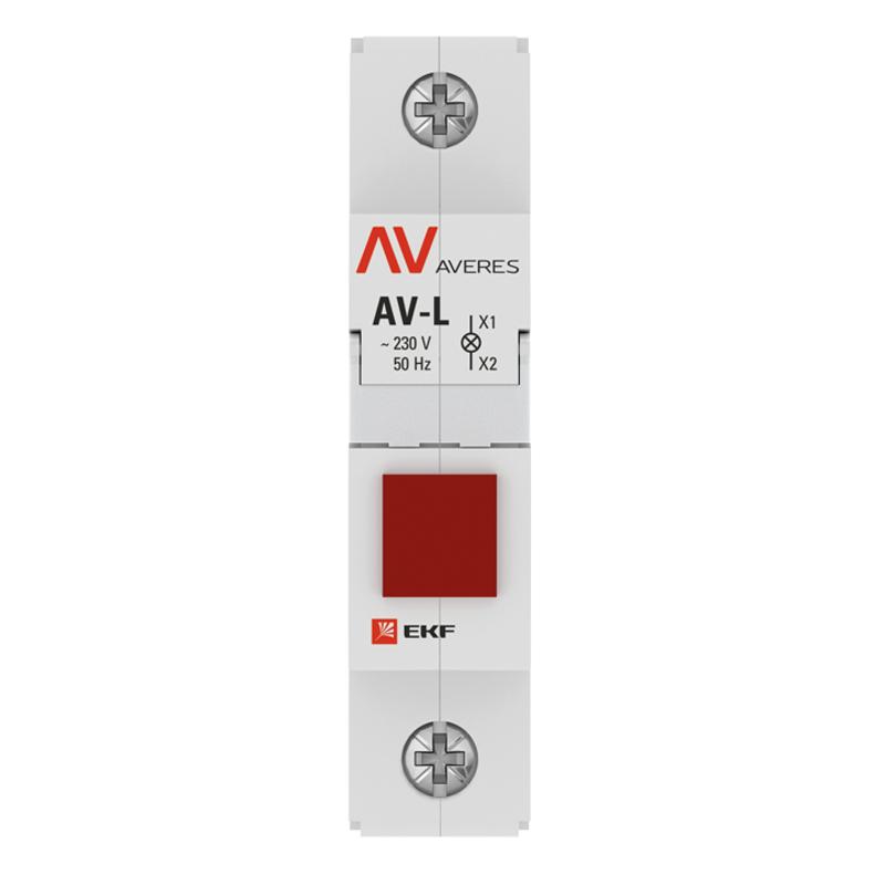 Лампа сигнальная AV-L красная EKF AVERES | av-l-red-averes | EKF — миниатюра 2
