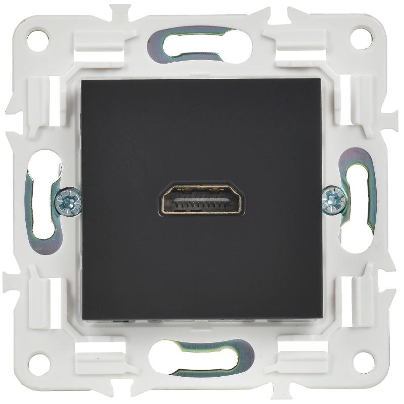 SKANDY Розетка HDMI SK-H01Bl черный | SK-H10-K02 | IEK — миниатюра 2