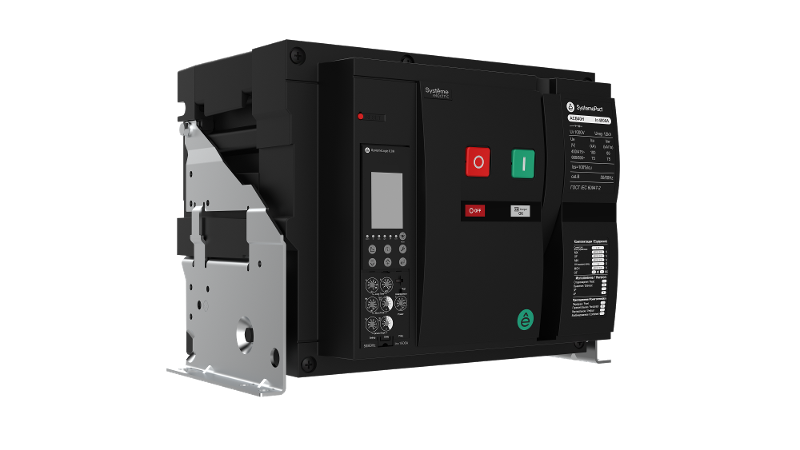 Выключатель автоматический воздушный SYSTEMEPACT ACB 10H 3P 6.0H СТАЦ,ГП MCH+MX+XF AC230V — фото 1