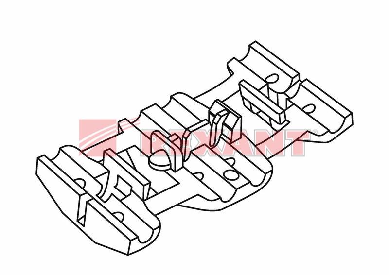 Ответвитель питания 0.5-0.75 мм² красный | 08-0791 | REXANT — миниатюра 4