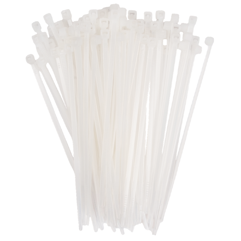 Кабельный коннектор PCT 2,5x100-100WH PA6.6 (100 шт/уп) | .5053526 | Jazzway — Jazzway