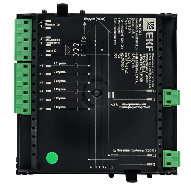 Регулятор реактивной мощности Varko-106a EKF PROxima |  varko-106a-pro |  EKF — миниатюра 2