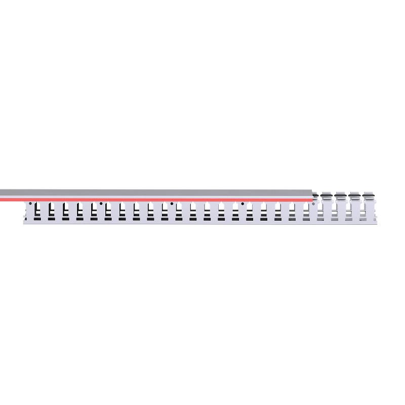 Короб перфорированный серый RL12 60х40 (ШхВ) зуб - 12мм, паз -8мм  | 00135RL |  DKC — миниатюра 3