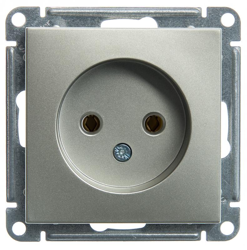 W59 Шампань Розетка без заземления без шторок, 16А | RS16-153-4-86 | SE — Systeme Electric