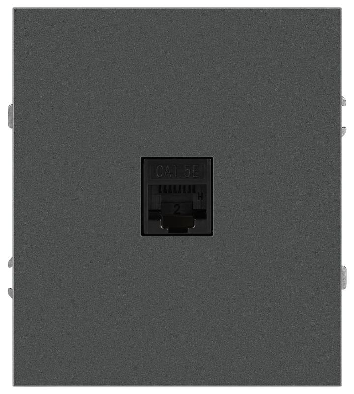 Розетка Arktik 16-3107-06 информационная RJ45 графит | Б0070479 | ЭРА — ЭРА (Энергия света)
