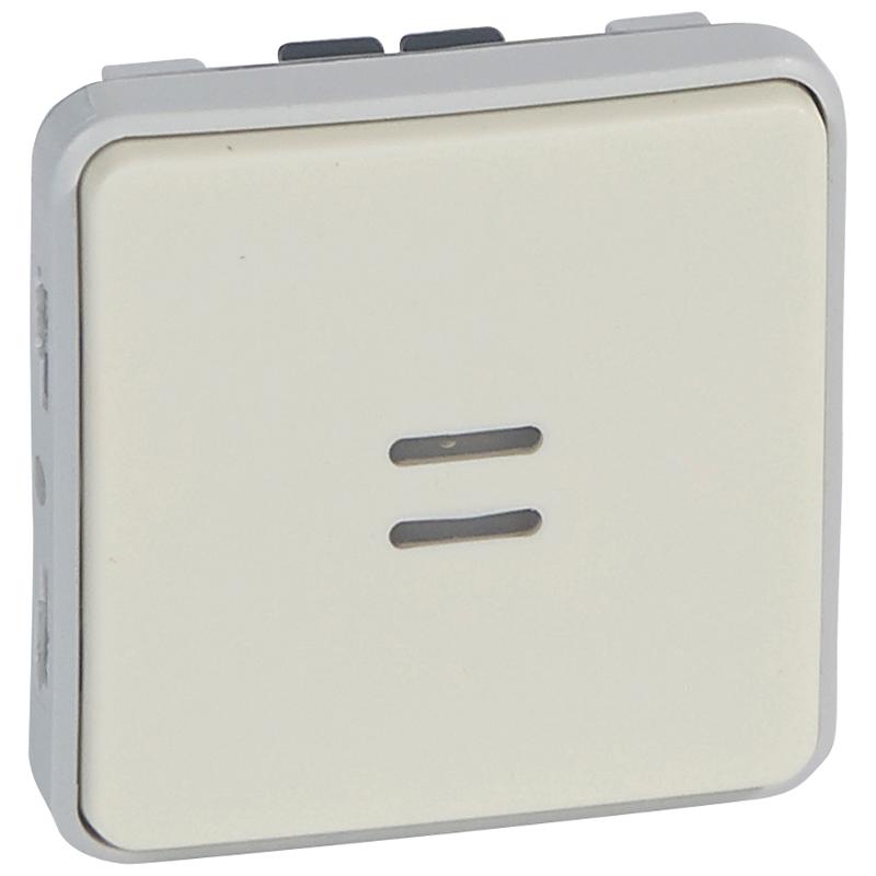 Plexo Белый Переключатель с индик. Лампами IP55 | 069612 | Legrand — Legrand