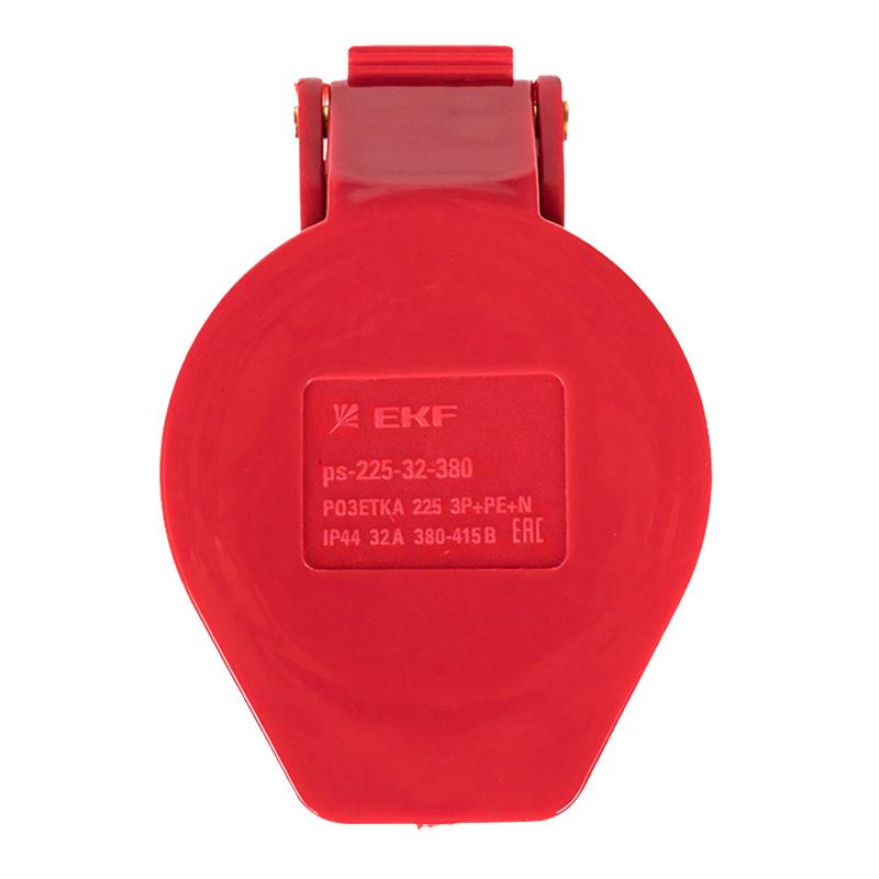 Розетка переносная 225 3Р+РЕ+N 32А 380В IP44 EKF PROxima | ps-225-32-380 | EKF — миниатюра 3