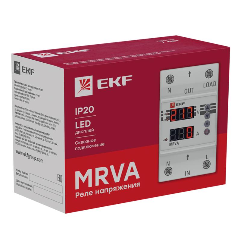 Реле напряжения и тока с дисплеем MRVA 40A EKF PROxima | MRVA-40A | EKF — миниатюра 3