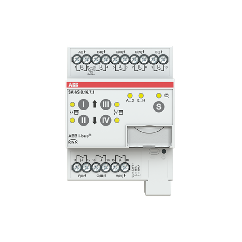 Комбиактор 8-канальный, 16А, MDRC SAH/S8.16.7.1 | 2CDG110250R0011 | ABB — миниатюра 3