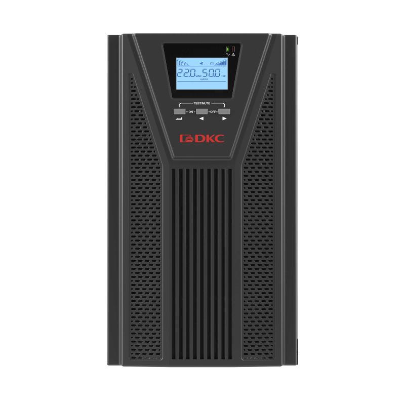 Онлайн ИБП ДКС серии Small Tower, 3000 ВА/2700 Вт, клеммы, EPO, USB, RS-232, RJ45, 8 x 7 Ач | SMALLT3A10H | DKC — миниатюра 3