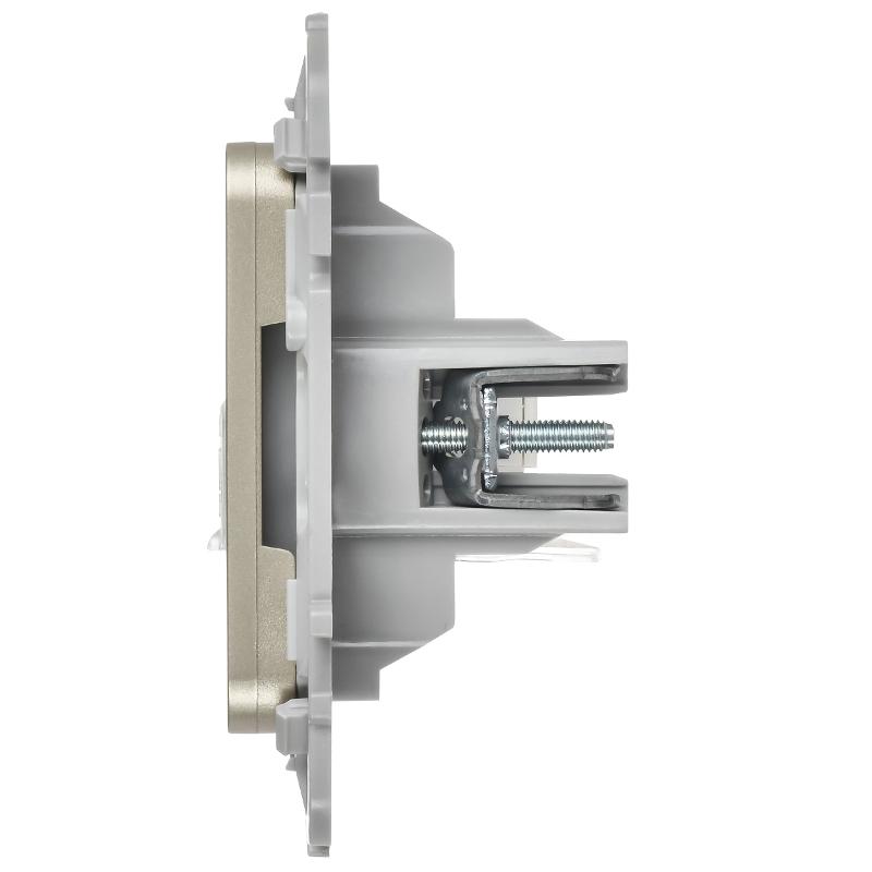FLITE Розетка 2-ая компьютерная RJ45 кат.5Е UTP РК5е-2-0-ФлШ шампань | FI-K22-1-K37 | IEK — миниатюра 5