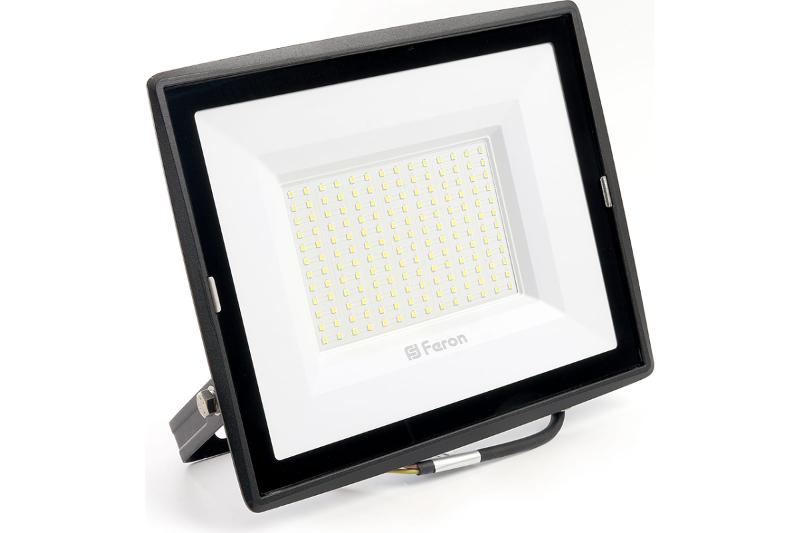 Прожектор светодиодный LL-923 150W 6400K IP65 AC220V/50Hz, черный 339*272*34 мм | 32104 | Feron — Feron