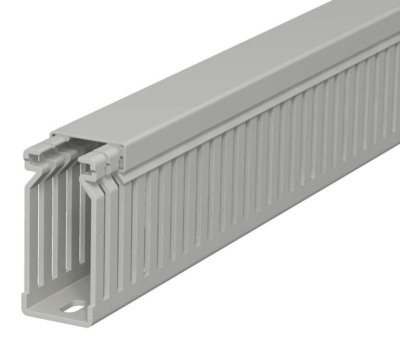 Распределительный кабельный канал LK4 60x25x2000 мм (ПВХ,серый) (LK4 60025) | 6178028 | OBO Bettermann — OBO Bettermann