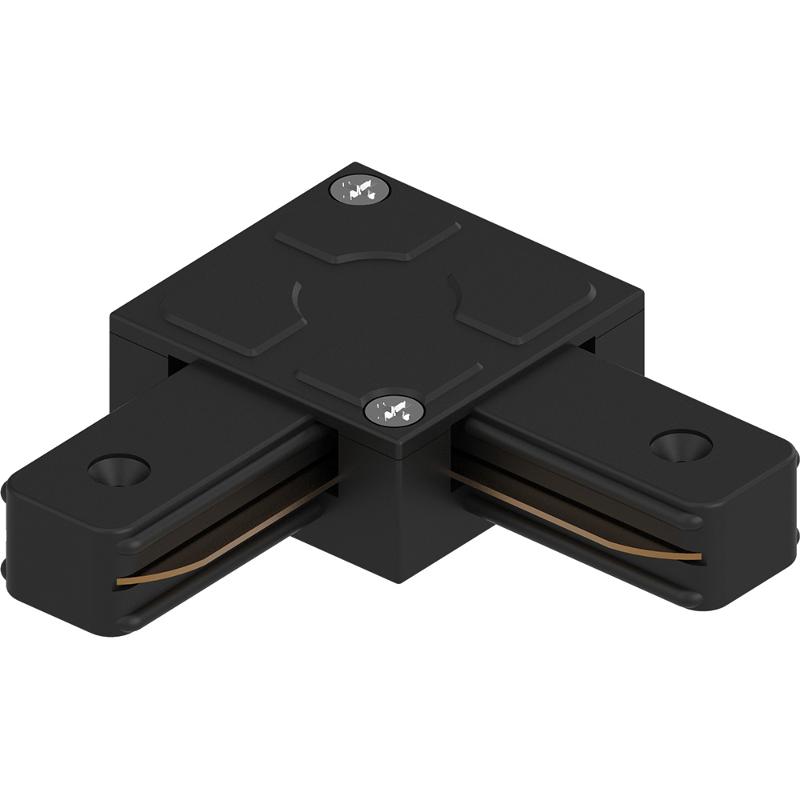 Коннектор угловой для шинопровода, черный, LD1007 для CAB1005 | 41737 | FERON — Feron