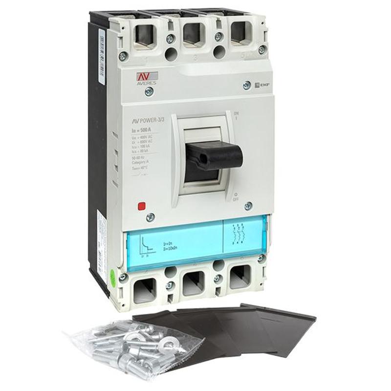 Выключатель автоматический AV POWER-3/3 500А 100kA TR AVERES | mccb-33-500H-TR-av | EKF — миниатюра 14