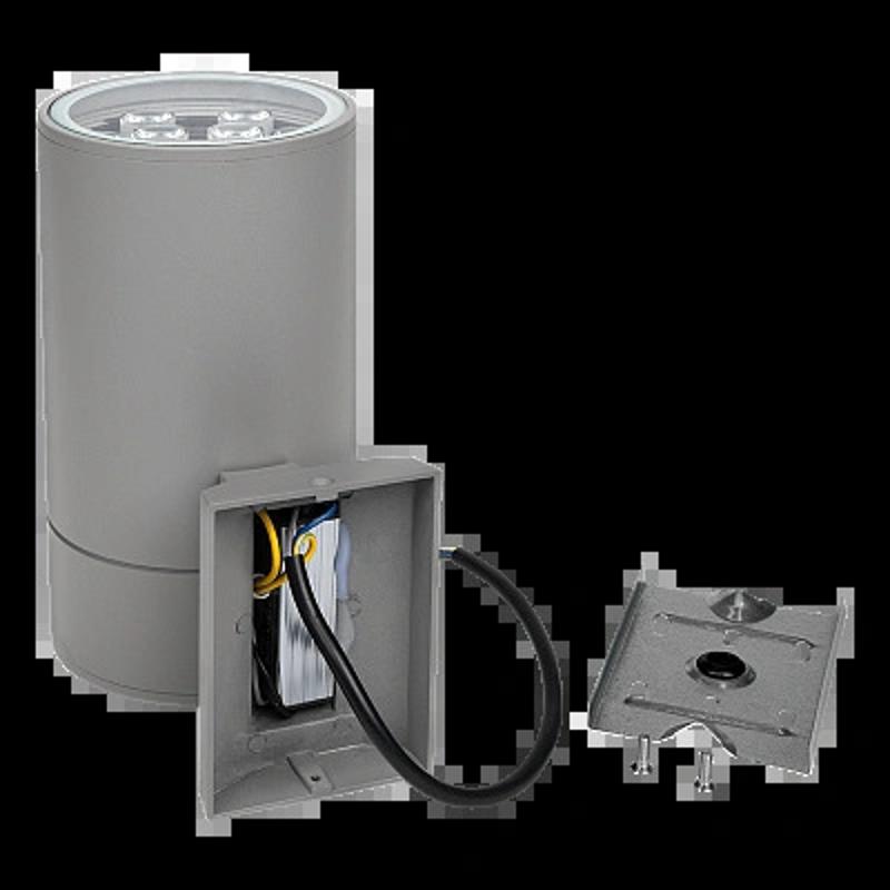 Светильник светодиодный архитектурный PWL-200110/30D 1x9w 6500K GR IP65 230V/50Hz | .2857989B | JAZZWAY — миниатюра 6