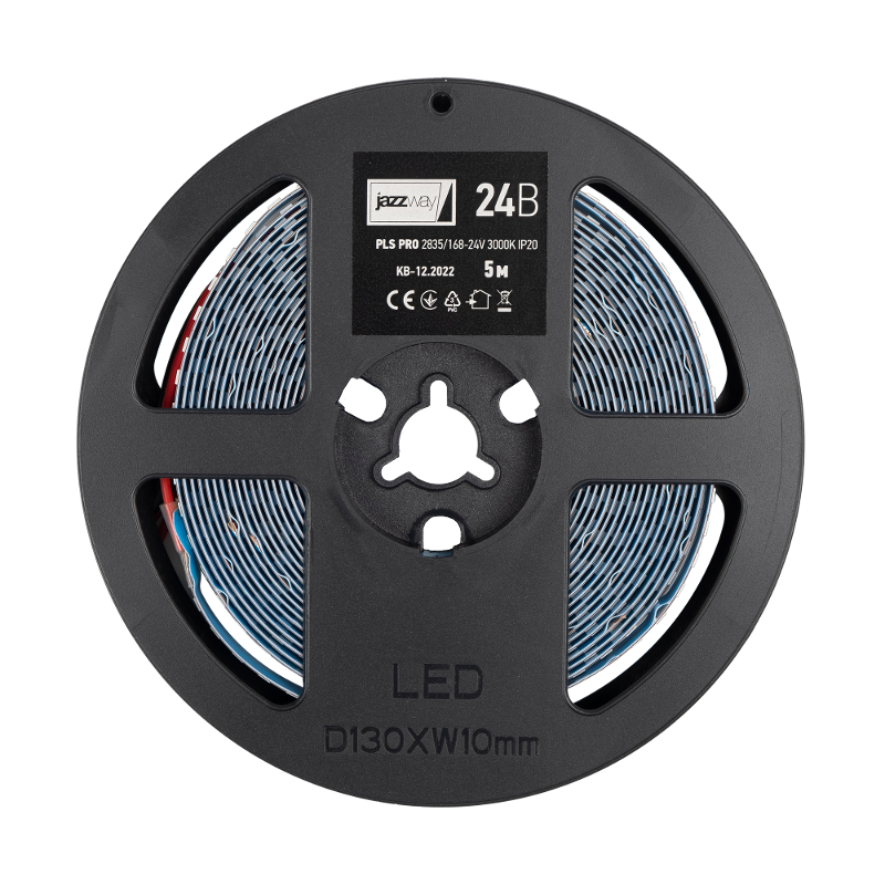Лента светодиодная PLS PRO 2835/168-24V - 3000K IP20 5m | .5015739 | Jazzway — Jazzway