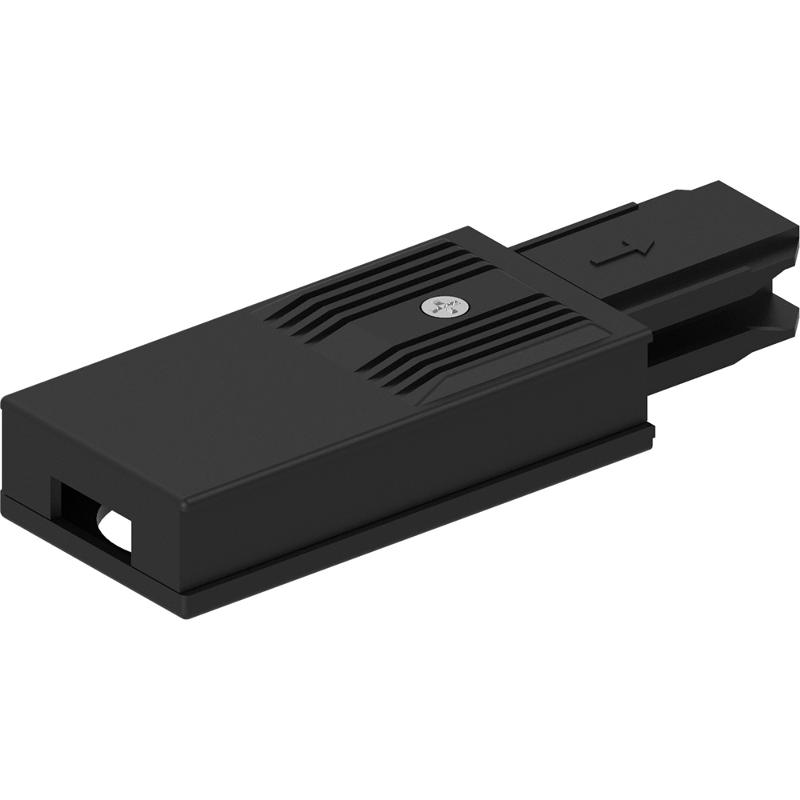 Cоединитель - коннектор для шинопровода, черный, LD1012 для CAB1005 | 41987 | FERON — Feron
