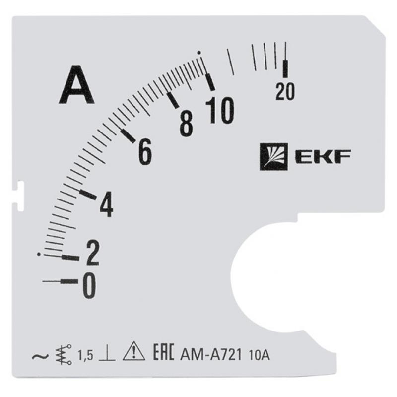 Шкала сменная для A721 10/5А-1,5 EKF PROxima | s-a721-10 | EKF — EKF