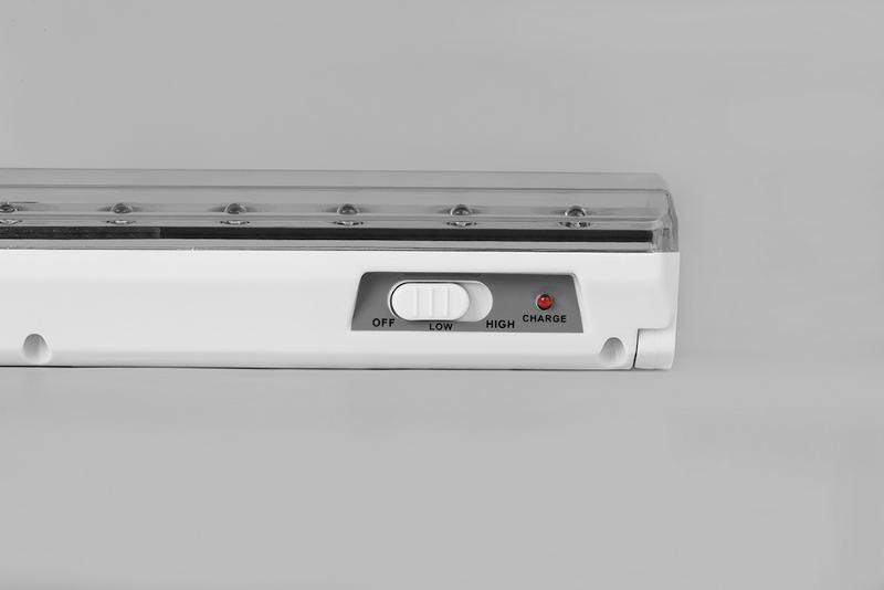 Светильник аварийного освещения аккумуляторный EL21 40 LED DC Li-ION батарея, белый 258*67*42 мм | 12903 | FERON — миниатюра 2